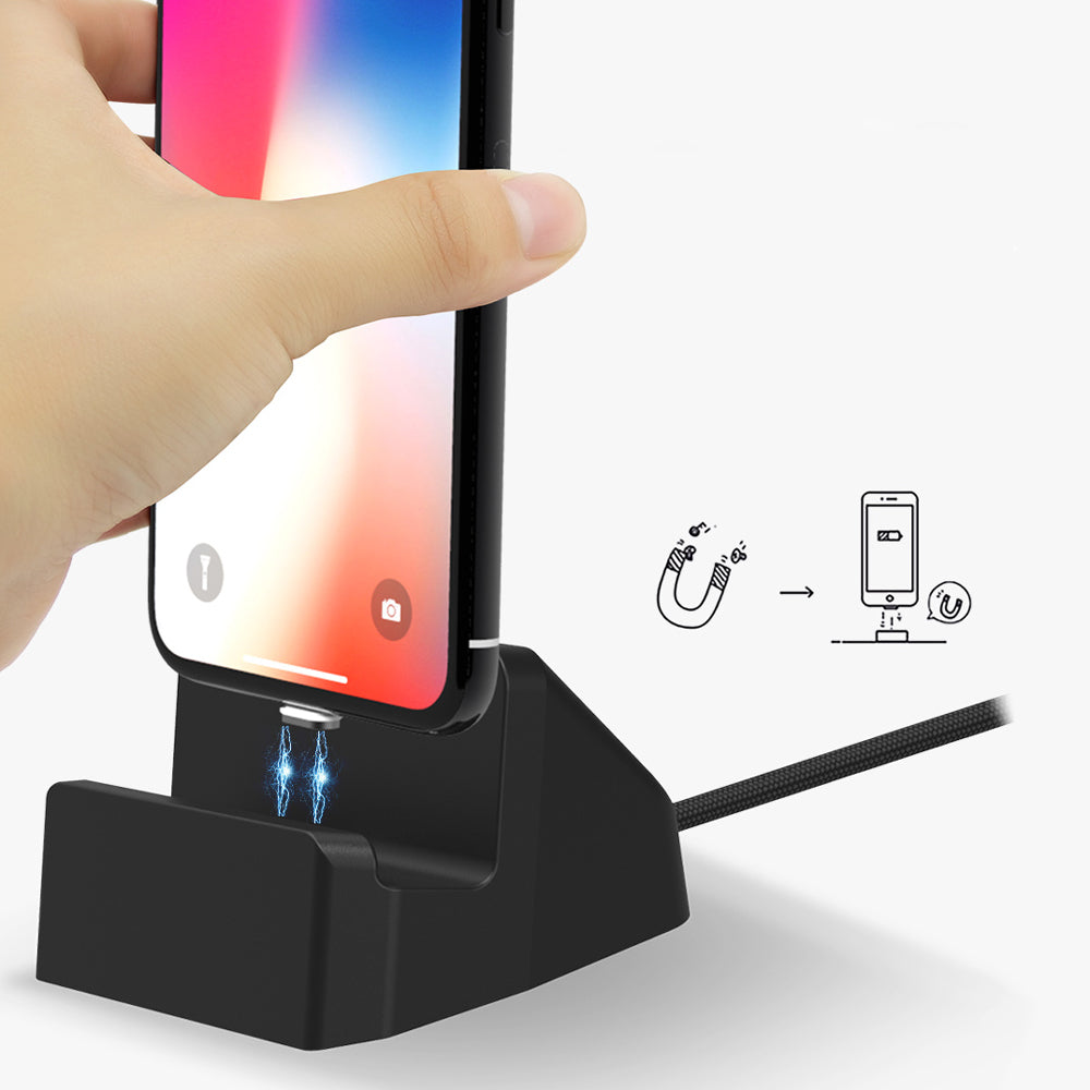 CHR-DK2 | Magnetic Smartphone Charging Dock | TYPE-C ? Lightning ? Micro