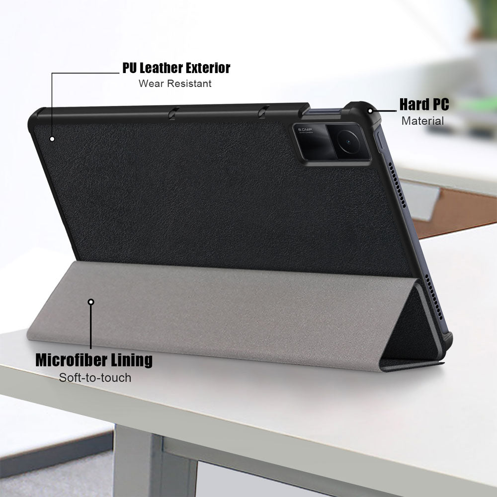 CVR-Mi-RMP | Xiaomi Redmi Pad | Smart Tri-Fold Stand Magnetic PU Cover