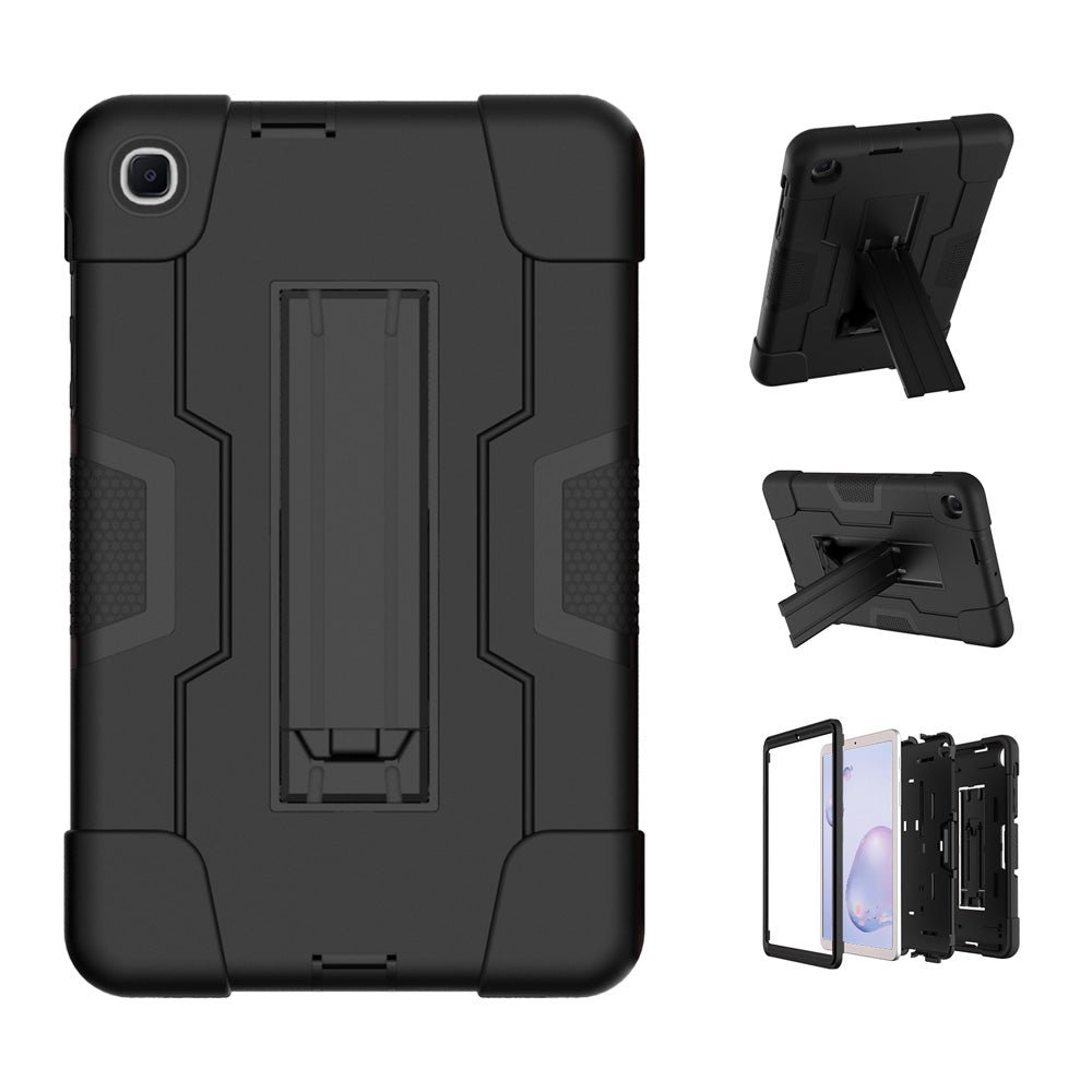 ERN-SS-T307 | Samsung Galaxy Tab A 8.4 (2020) SM-T307 | 3 Layers Protective Rugged Case with Kick-stand