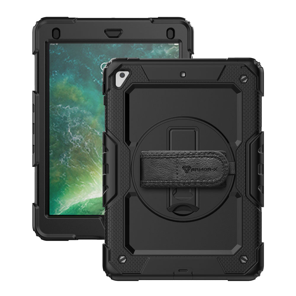 GEN-iPad-PR1 | iPad Pro 9.7 2016 | Rainproof military grade rugged case with hand strap and kick-stand