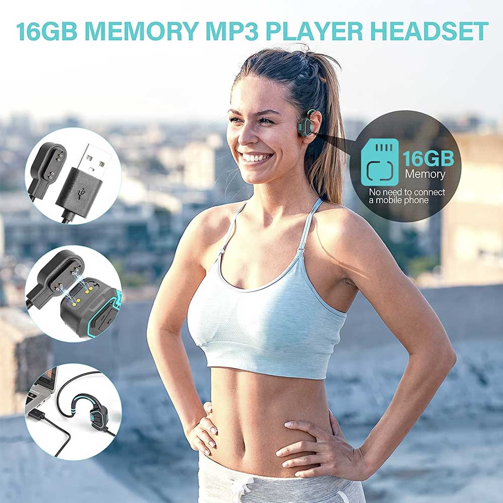 GO-X8 | IP68 Waterproof Wireless Bone Conduction Headphones