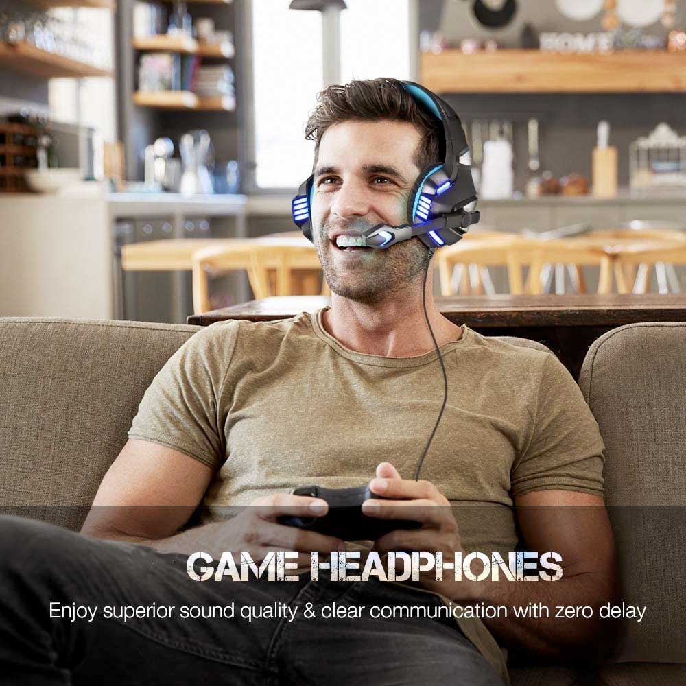 HPH-GM02 | Gaming Headset With Mic & Led Light