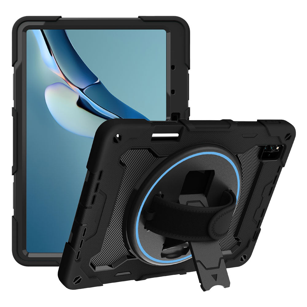 NBN-HW-MTPP-WGR | Huawei MatePad Pro 12.6 (2021) WGR-W09 / W19 / AN19 | Ultra 3 Layers Shockproof Rugged Case with Hand Strap and Kick-Stand