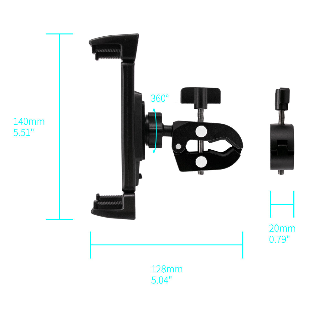 UMT-X132 | Quick Release Handle Bar Mount Universal Mount | Design for Tablet