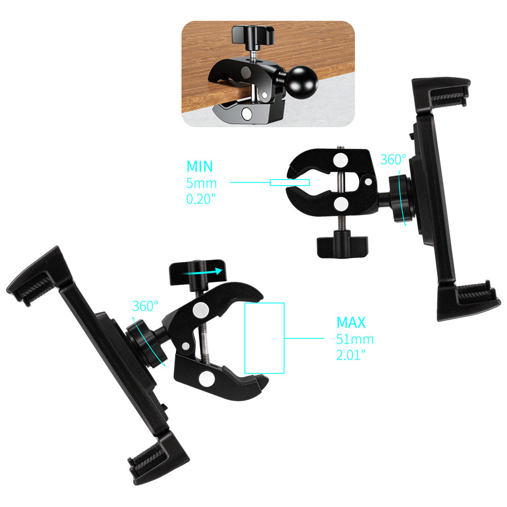 UMT-X132 | Quick Release Handle Bar Mount Universal Mount | Design for Tablet