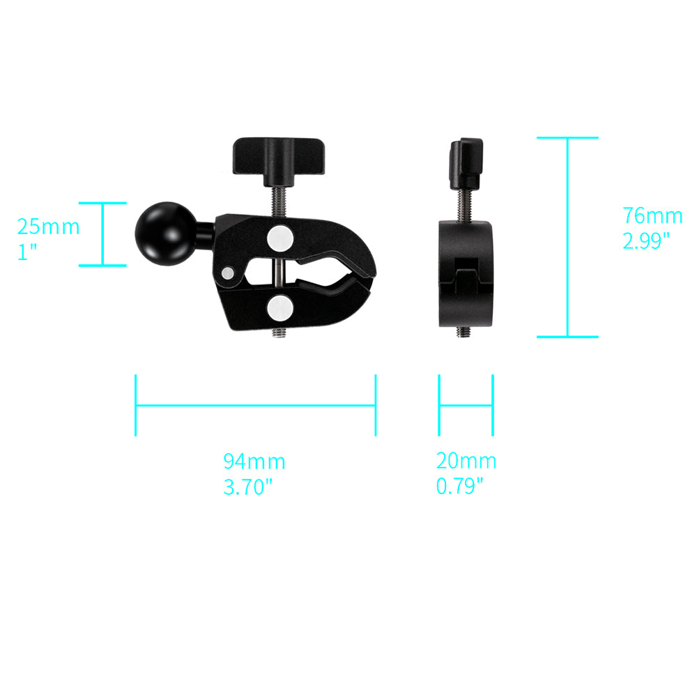 XMA-P38 | Quick Release Handle Bar Mount Base