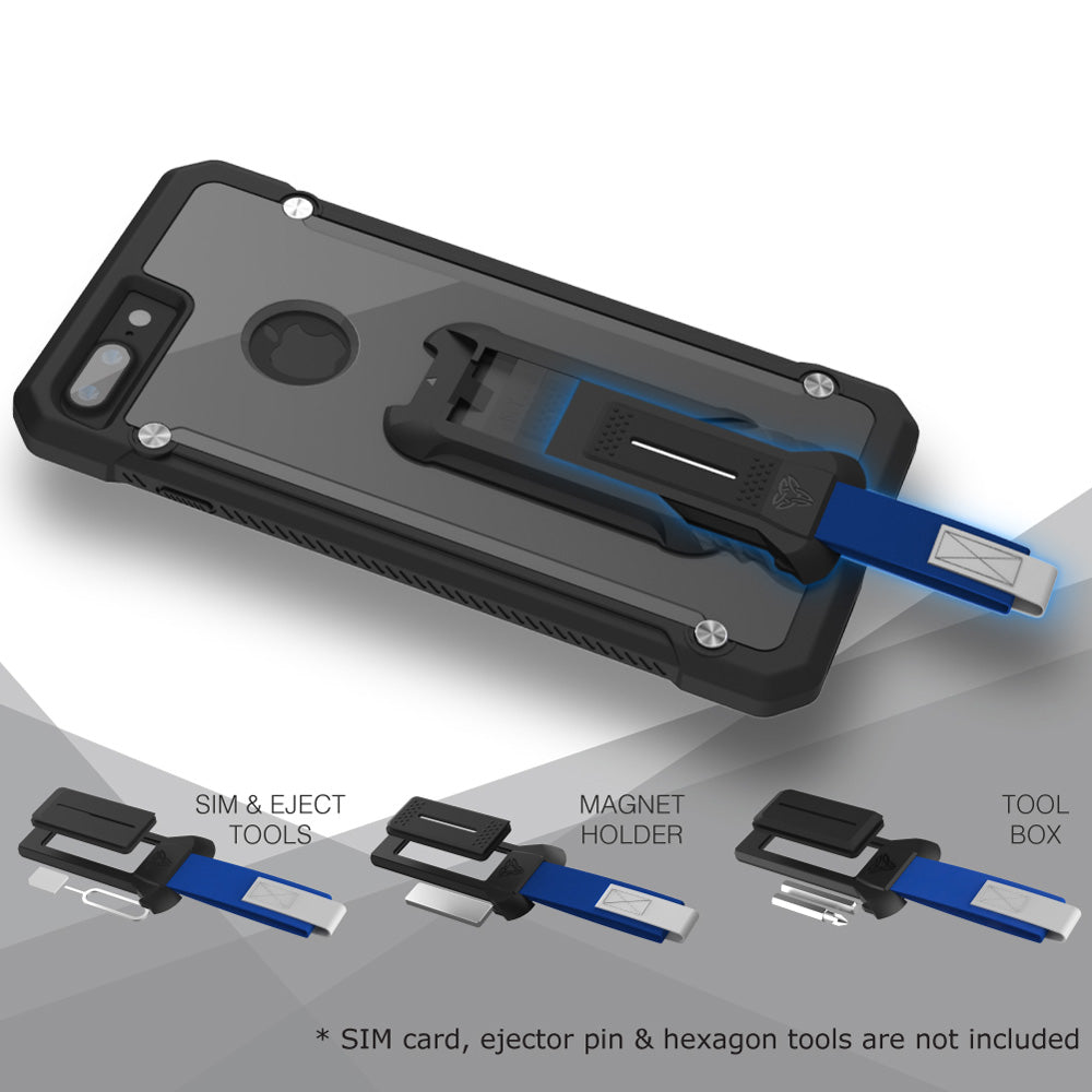 HX-TCL22-ST5G |  TCL Stylus 5G Case | Protection Military Grade w/ KEY Mount & Carabiner -Black