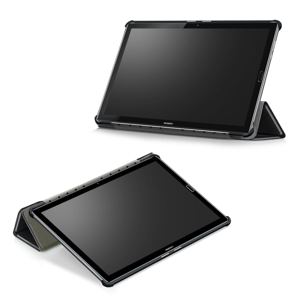 CVR-HW-M5*8.4 | Huawei MediaPad M5 8.4 | Smart Tri-Fold Stand Magnetic PU Cover