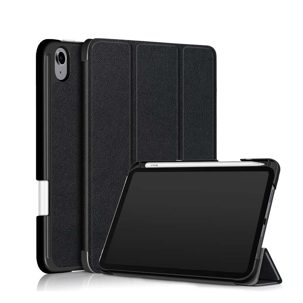 CVR-iPad-M6 | iPad mini 6 | Smart Tri-Fold Stand Magnetic PU Cover