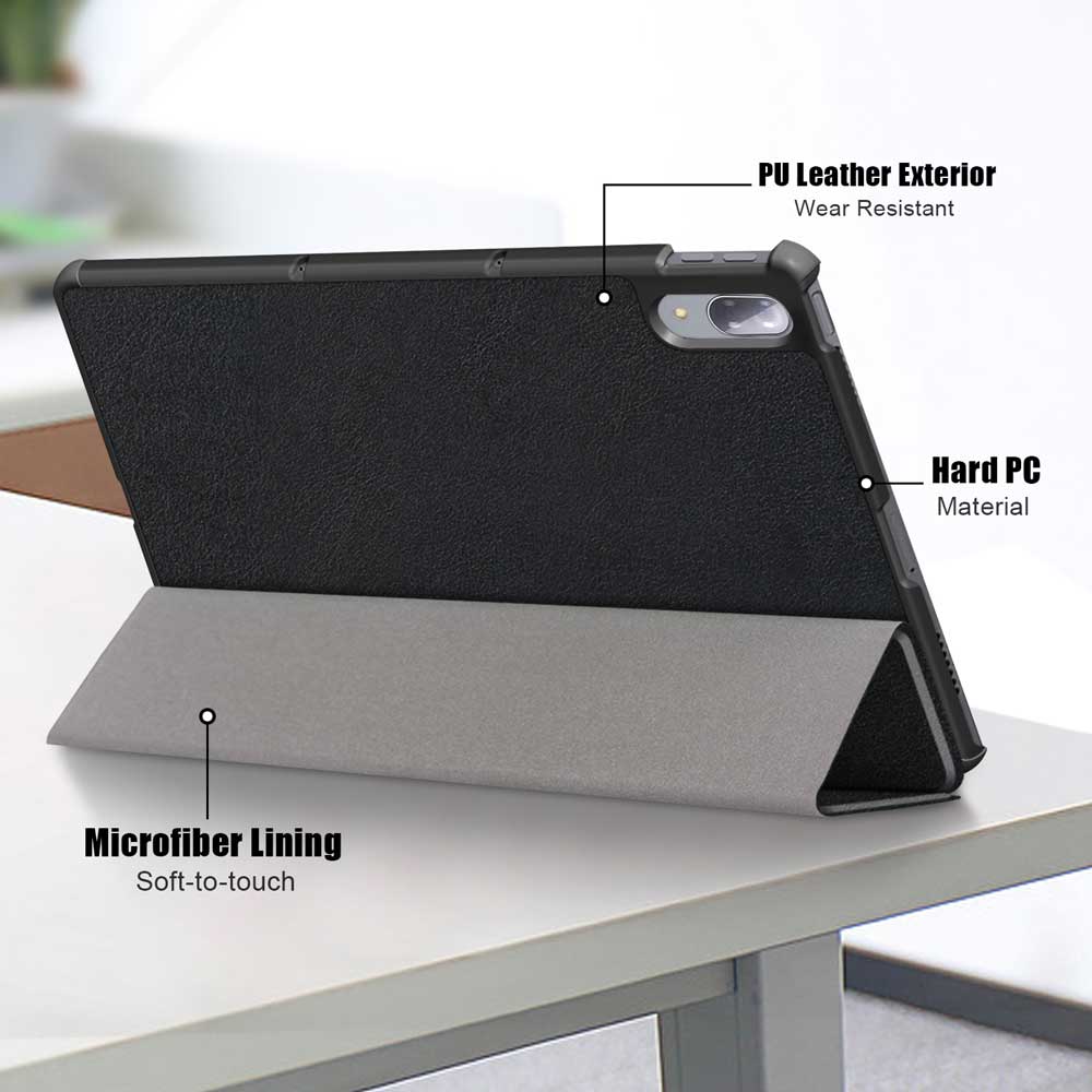 CVR-LN-P11PRO | Lenovo Tab P11 Pro TB-J706 | Smart Tri-Fold Stand Magnetic PU Cover