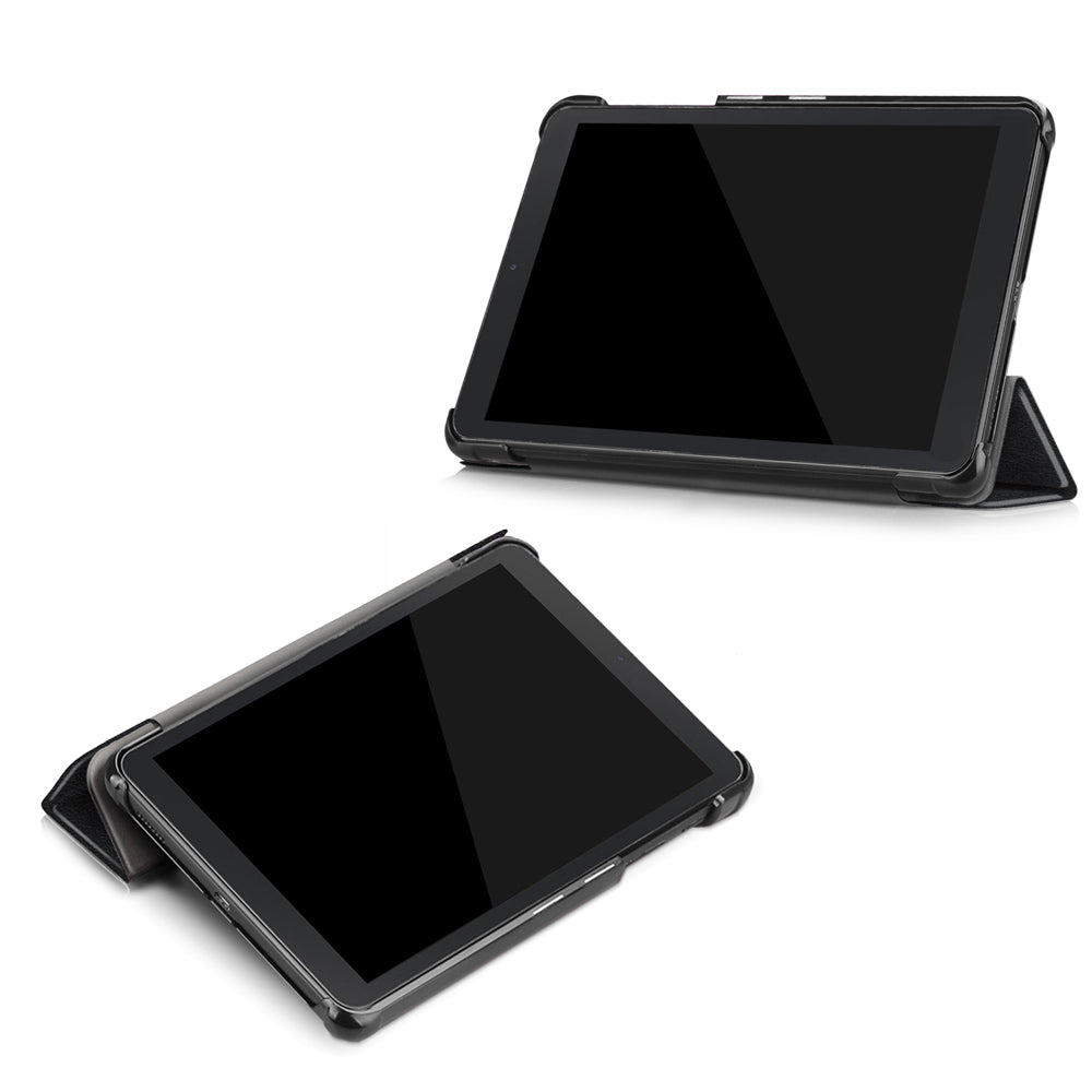 CVR-SS-T387 | Samsung Galaxy Tab A 8.0 (2018) T387 | Smart Tri-Fold Stand Magnetic PU Cover