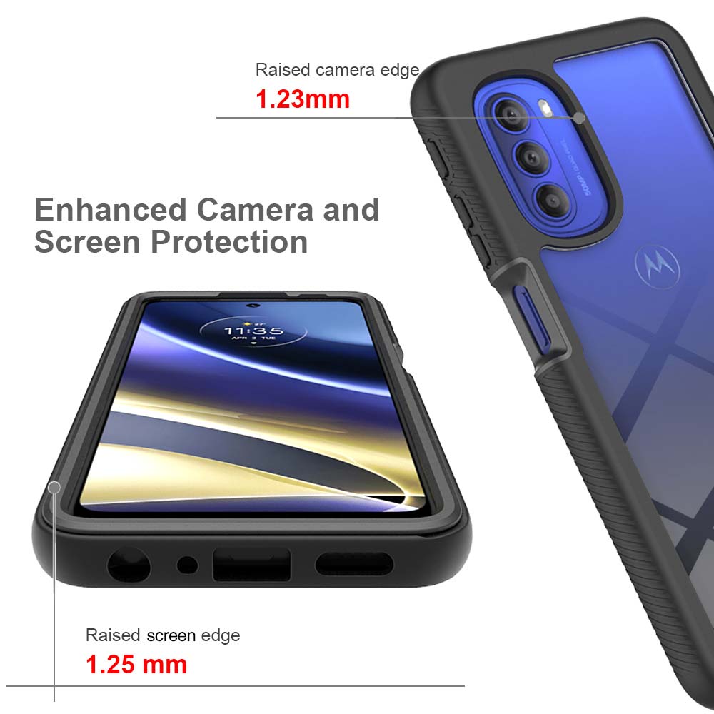 HX-MT21-G515G | Motorola Moto G51 5G Case | Protection Military Grade w/ KEY Mount & Carabiner