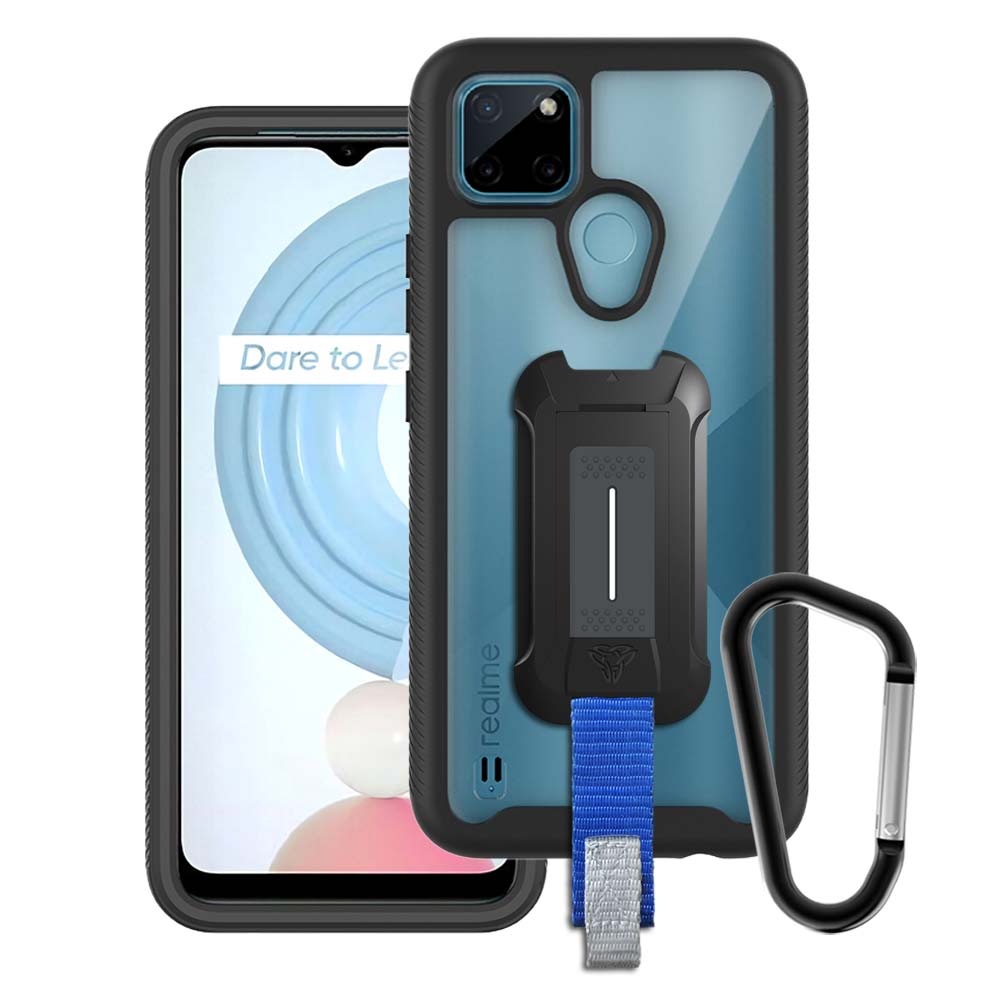 HX-OP21-C21Y | OPPO Realme C21Y Case | Protection Military Grade w/ KEY Mount & Carabiner