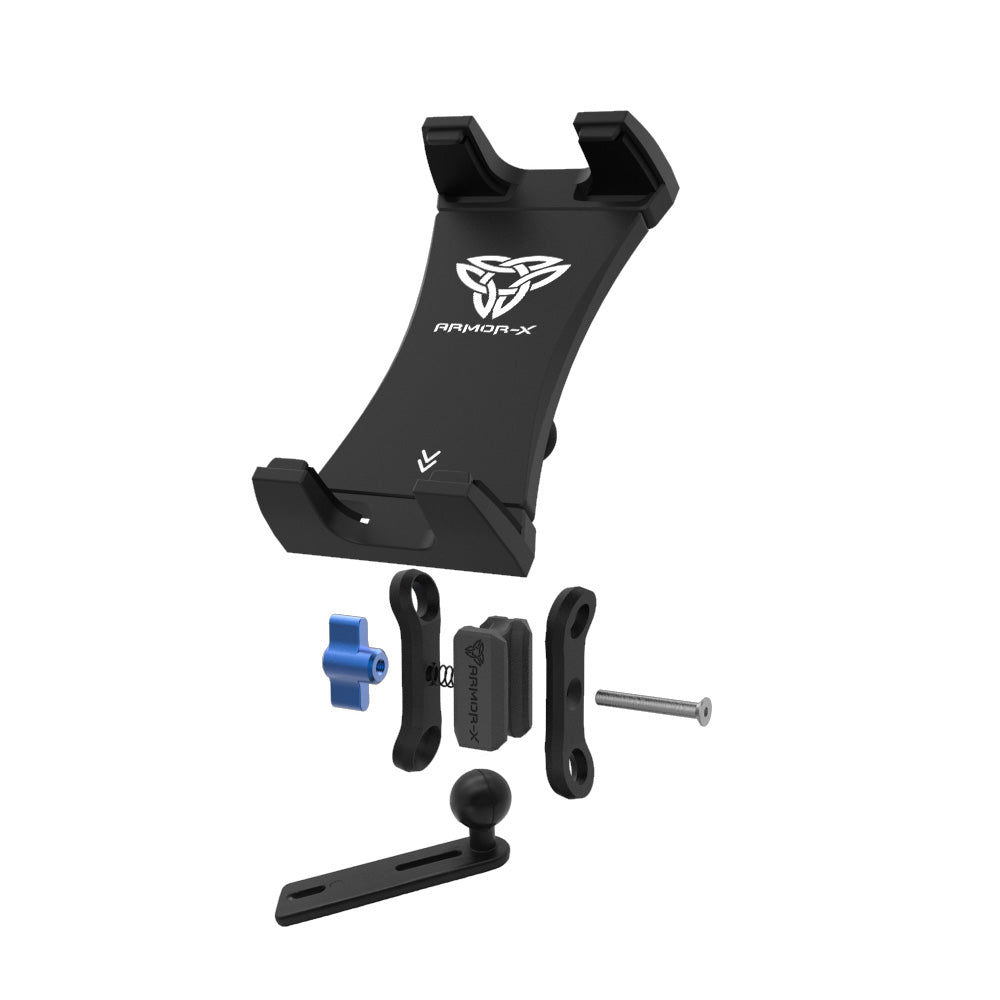 UMT-P29 | Motorcycle Handlebar Pump Universal Mount | Design for Tablet