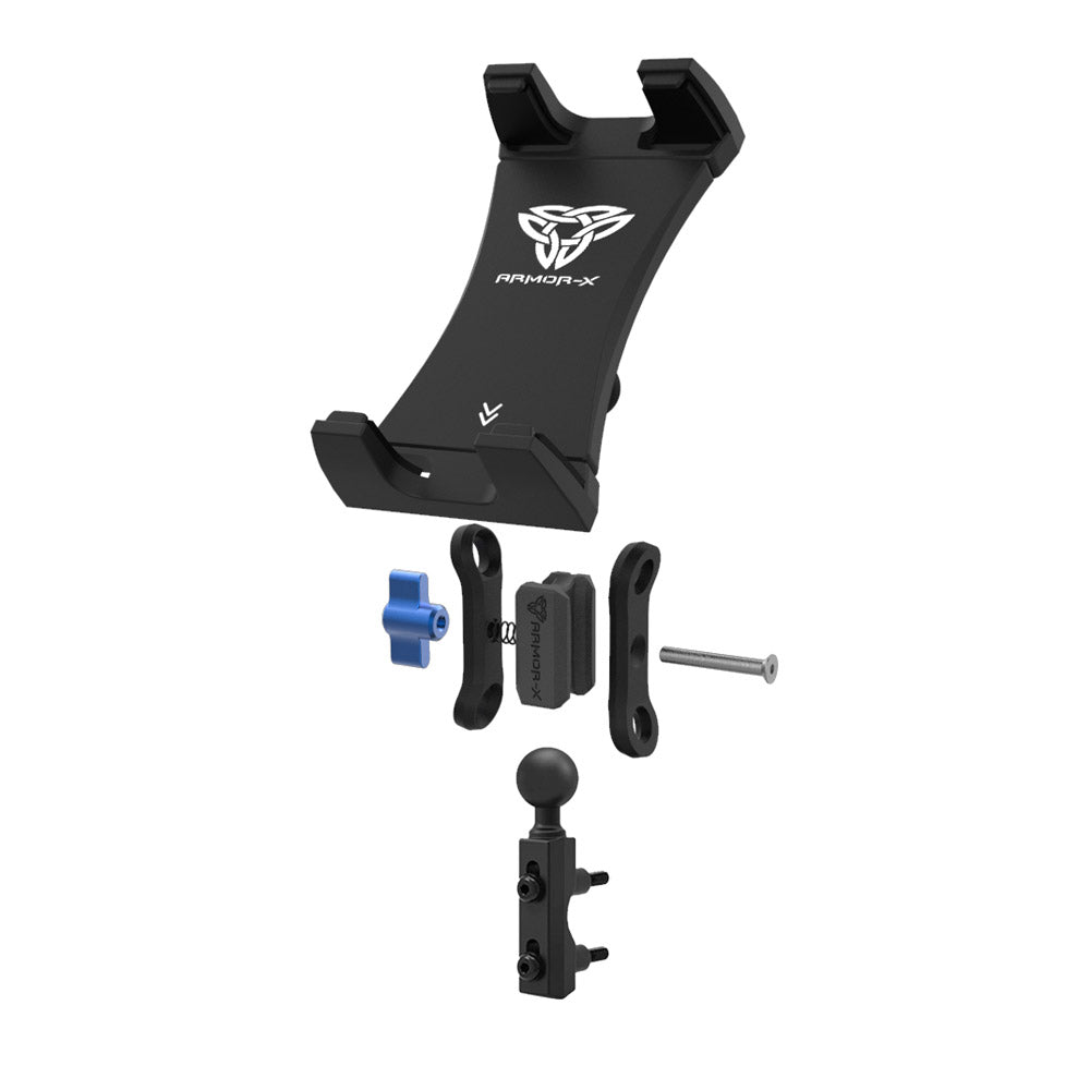 UMT-P34 | Motorcycle Brake / Clutch / Perch Universal Mount | Design for Tablet