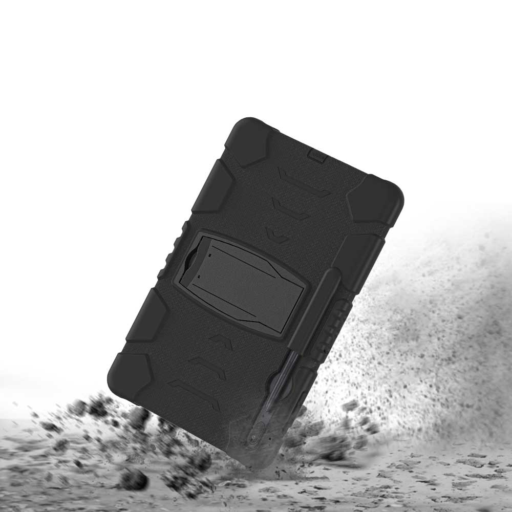 VRN-SS-S7FE | Samsung Galaxy Tab S8+ S8 Plus SM-X800 / X806 | 3 layers Protective Rugged Case with kick-stand