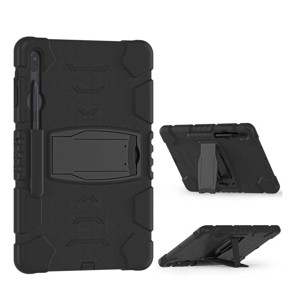 VRN-SS-S7FE | Samsung Galaxy Tab S8+ S8 Plus SM-X800 / X806 | 3 layers Protective Rugged Case with kick-stand