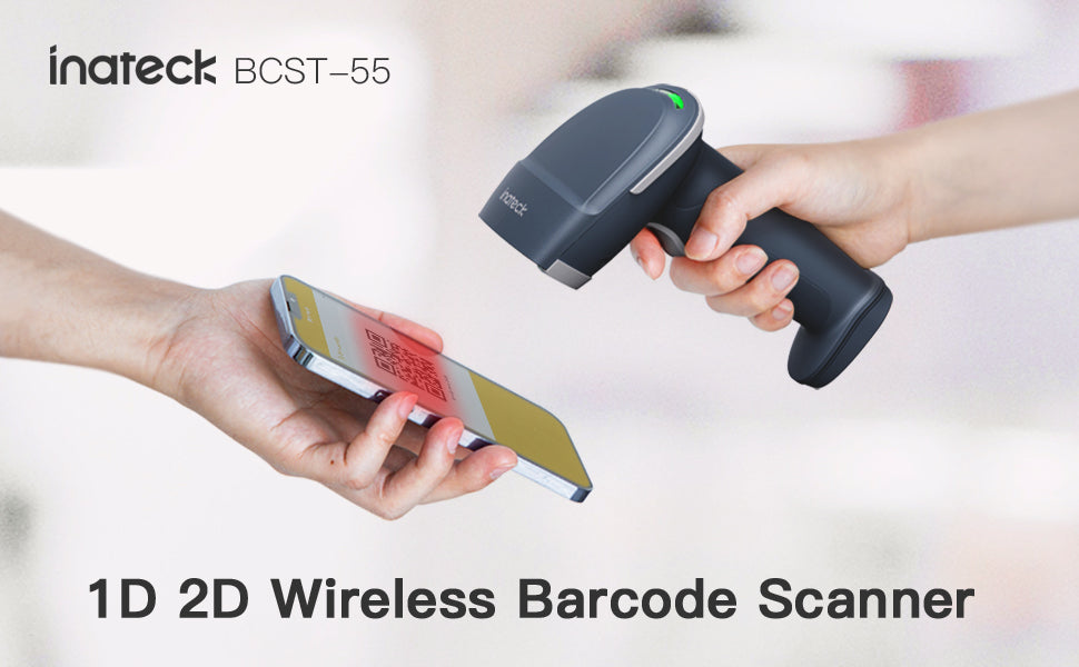 Inateck BCST-55 2D Wireless Barcode Scanner Released.