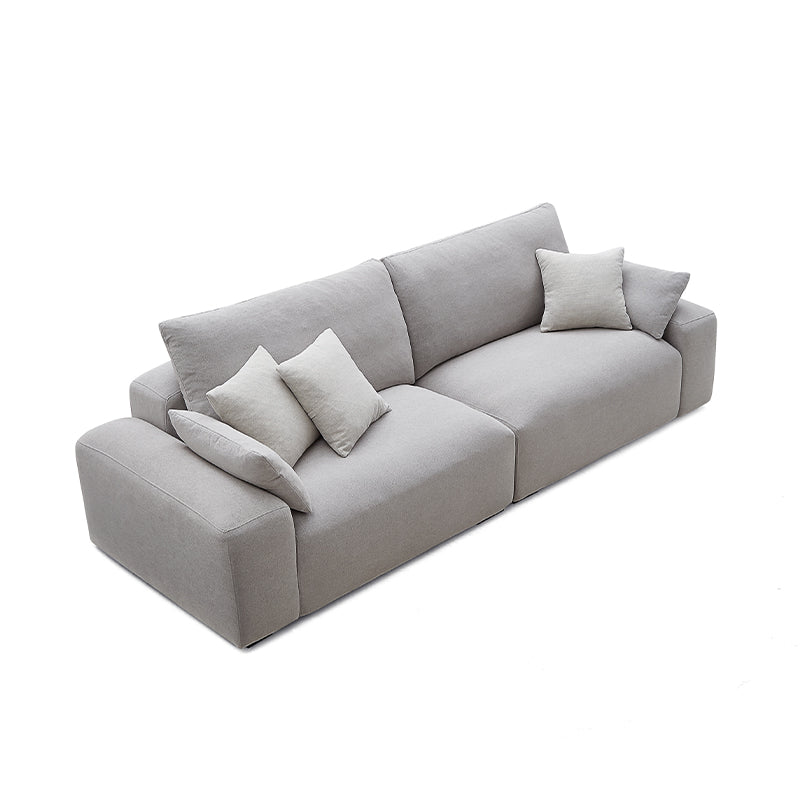 FLASH SALE - Gray Comfy Linen Loveseat