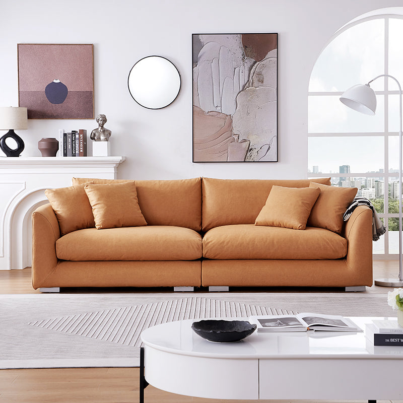 Aalto Boutique Air Leather Feathers Sofa