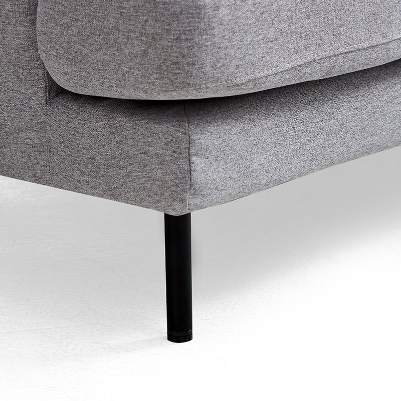 FLASH SALE - Slim Gray High-Leg Sofa