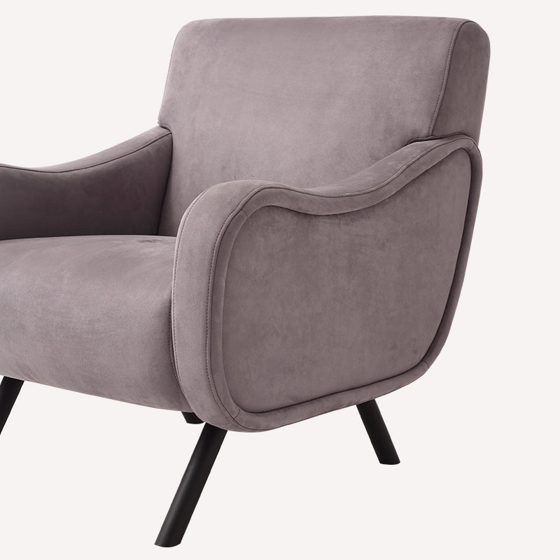 Gray Suede Lady Chair