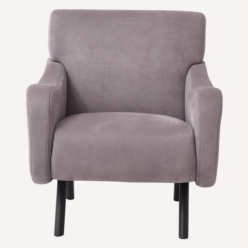 Gray Suede Lady Chair