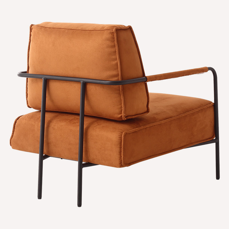 Retro Matte Velvet Armchair