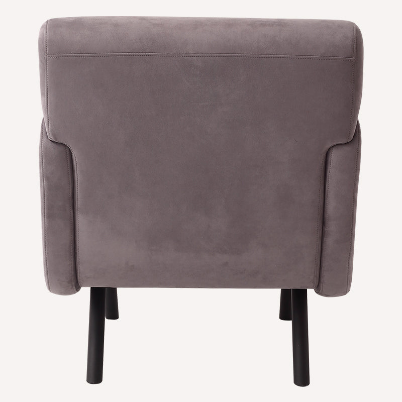 Gray Suede Lady Chair