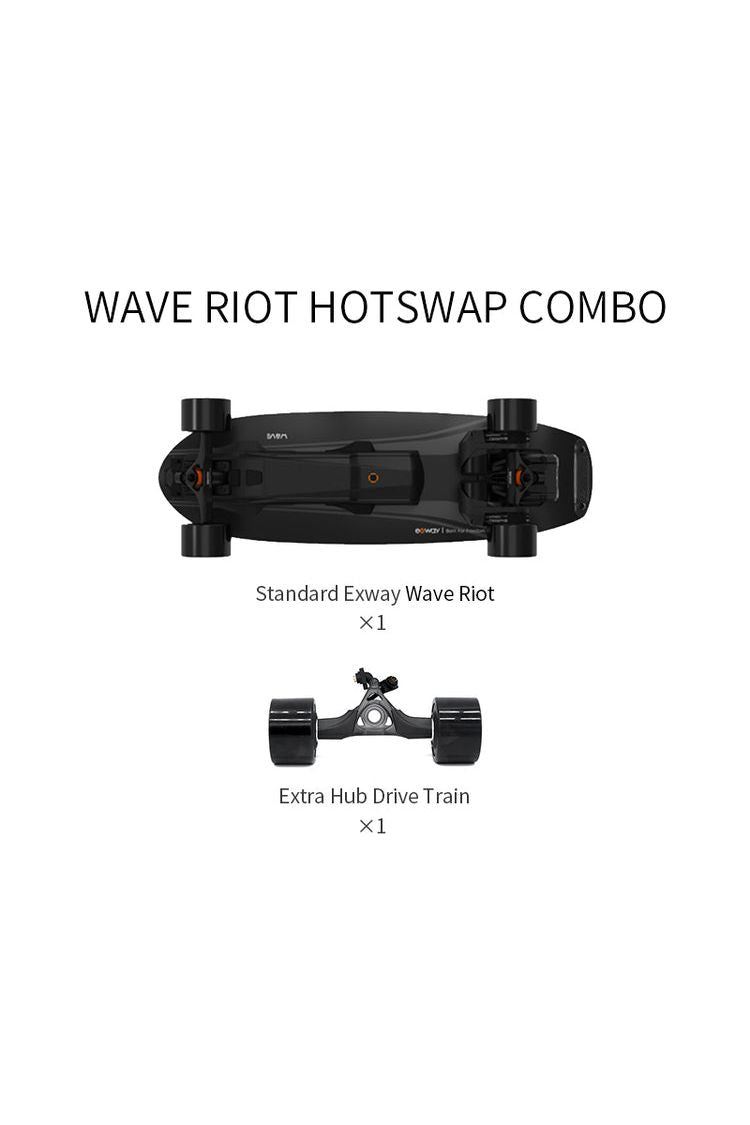 Exway Wave Riot 36V 1000W Street Electric Skateboard