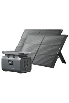 Growatt Infinity 1500 Power station with 100W Solar Panel Combo Kit