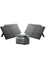 Growatt Infinity 1500 Power station with 100W Solar Panel Combo Kit