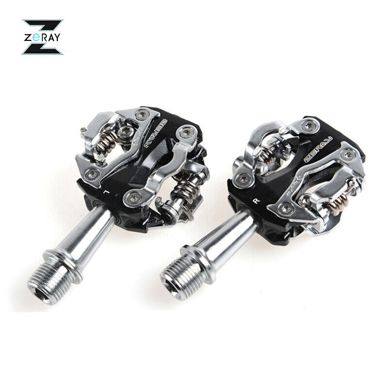 ROCKBROS ZERAY Bike Pedals Self-locking Aluminum Alloy Mountain Bike SPD CR-MO Pedals