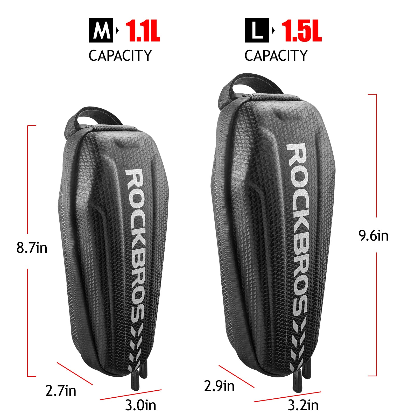 ROCKBROS Frame Tube Bag For Bike And Scooter