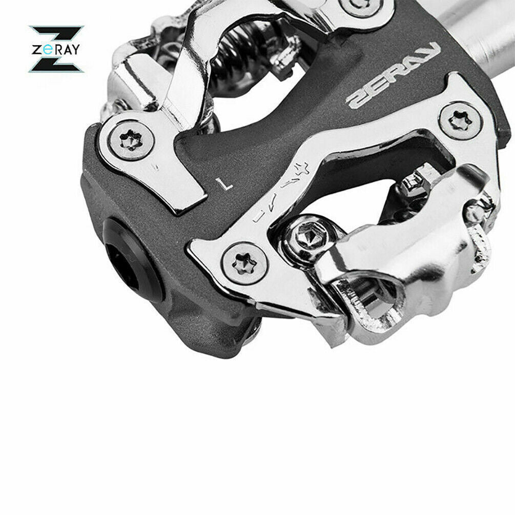 ROCKBROS ZERAY Bike Pedals Self-locking Aluminum Alloy Mountain Bike SPD CR-MO Pedals