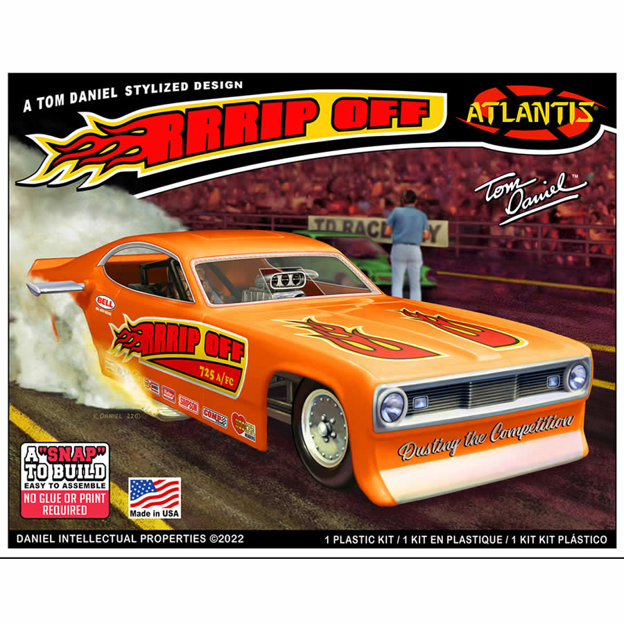 ATMM8277 Rrrrip Off Funny Car 1/32 Scale Plastic Model Kit Atlantis Models