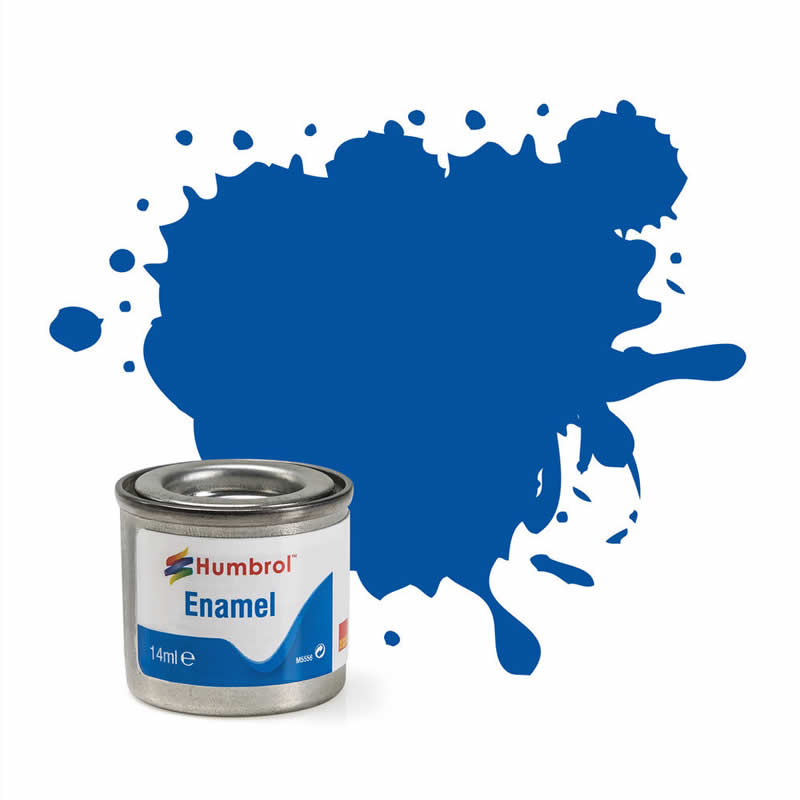 HUMAA0151 French Blue Gloss 14ml Tinlet No 14 Enamel Paint Humbrol