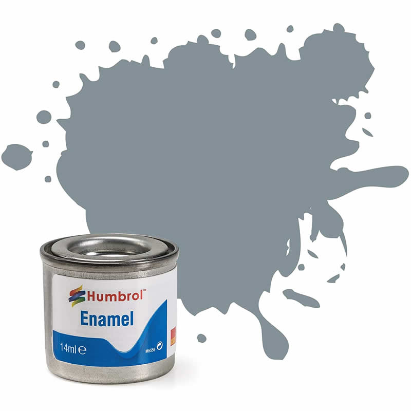 HUMAA0967 Steel Grey Matt 14ml Tinlet No 87 Enamel Paint Humbrol