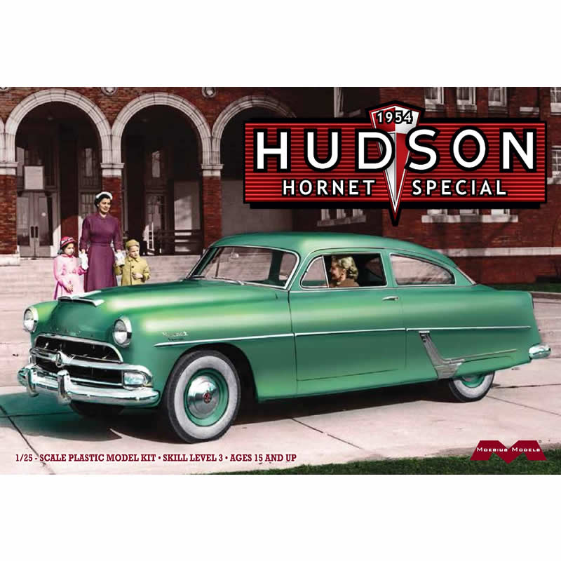 MOE1214 1954 Hudson Hornet Special 1/25 Scale Plastic Model Kit Moebius