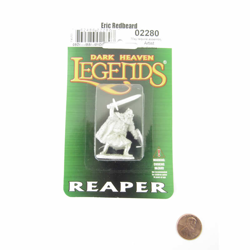 RPR02280 Eric Redbeard Miniature 25mm Heroic Scale Dark Heaven Legends