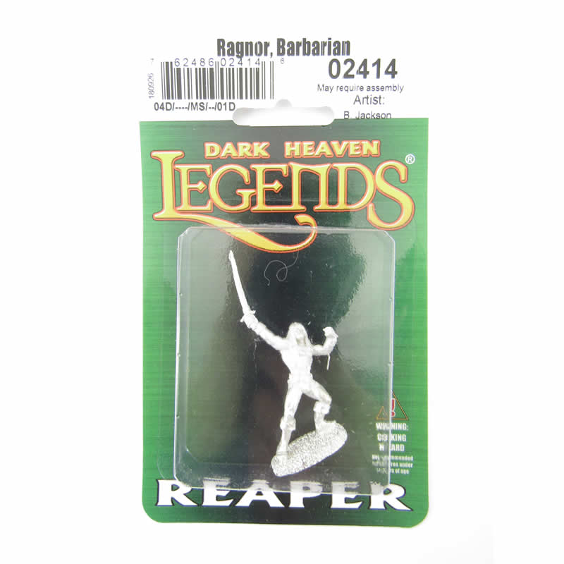 RPR02414 Ragnor Barbarian Miniature 25mm Heroic Scale Dark Heaven