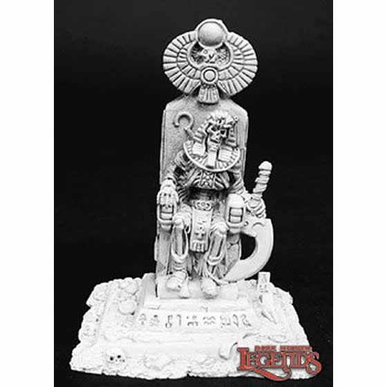 RPR02740 Throned Mummy King Miniature 25mm Heroic Scale Dark Heaven Legends