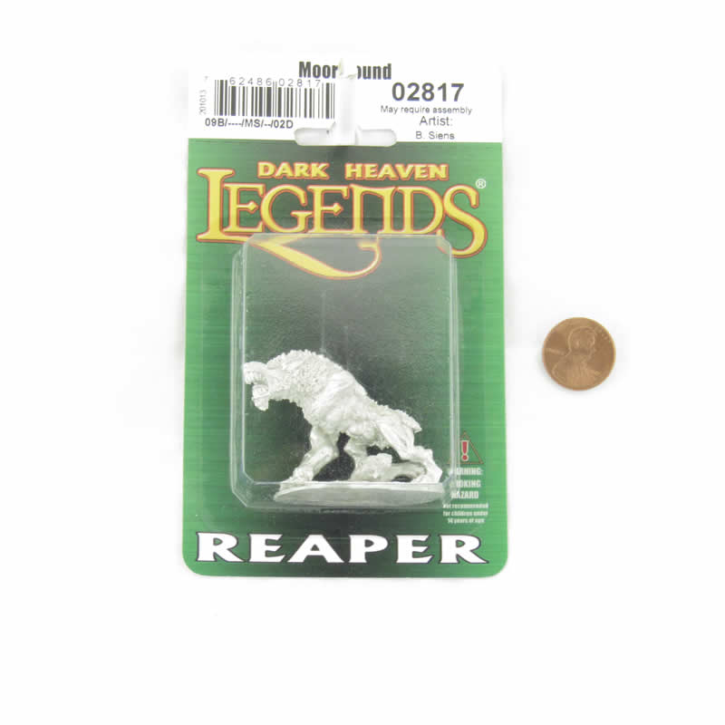RPR02817 Moor Hound Miniature Figurine 25mm Heroic Scale Dark Heaven Legends