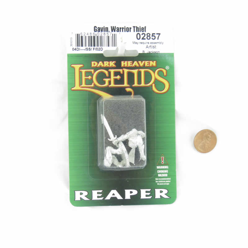 RPR02857 Gavin Warrior Thief Miniature Figurine 25mm Heroic Scale Dark Heaven Legends