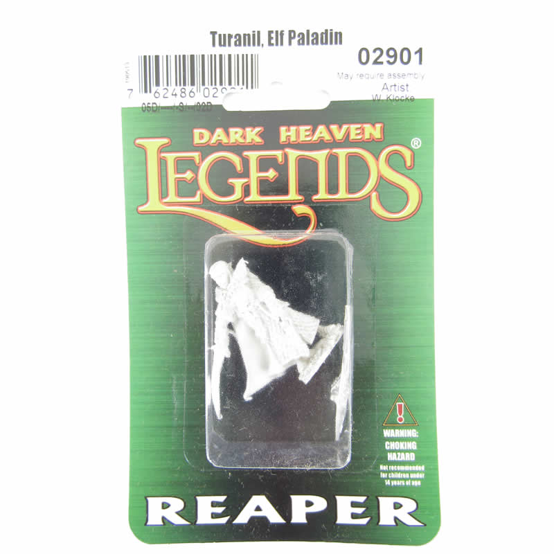 RPR02901 Turanil Elf Paladin Miniature Figure 25mm Heroic Scale Dark Heaven Legends