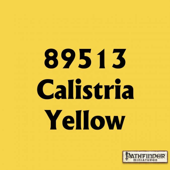 RPR89513 Calistria Yellow Master Series Hobby Paint .5oz Dropper Bottle