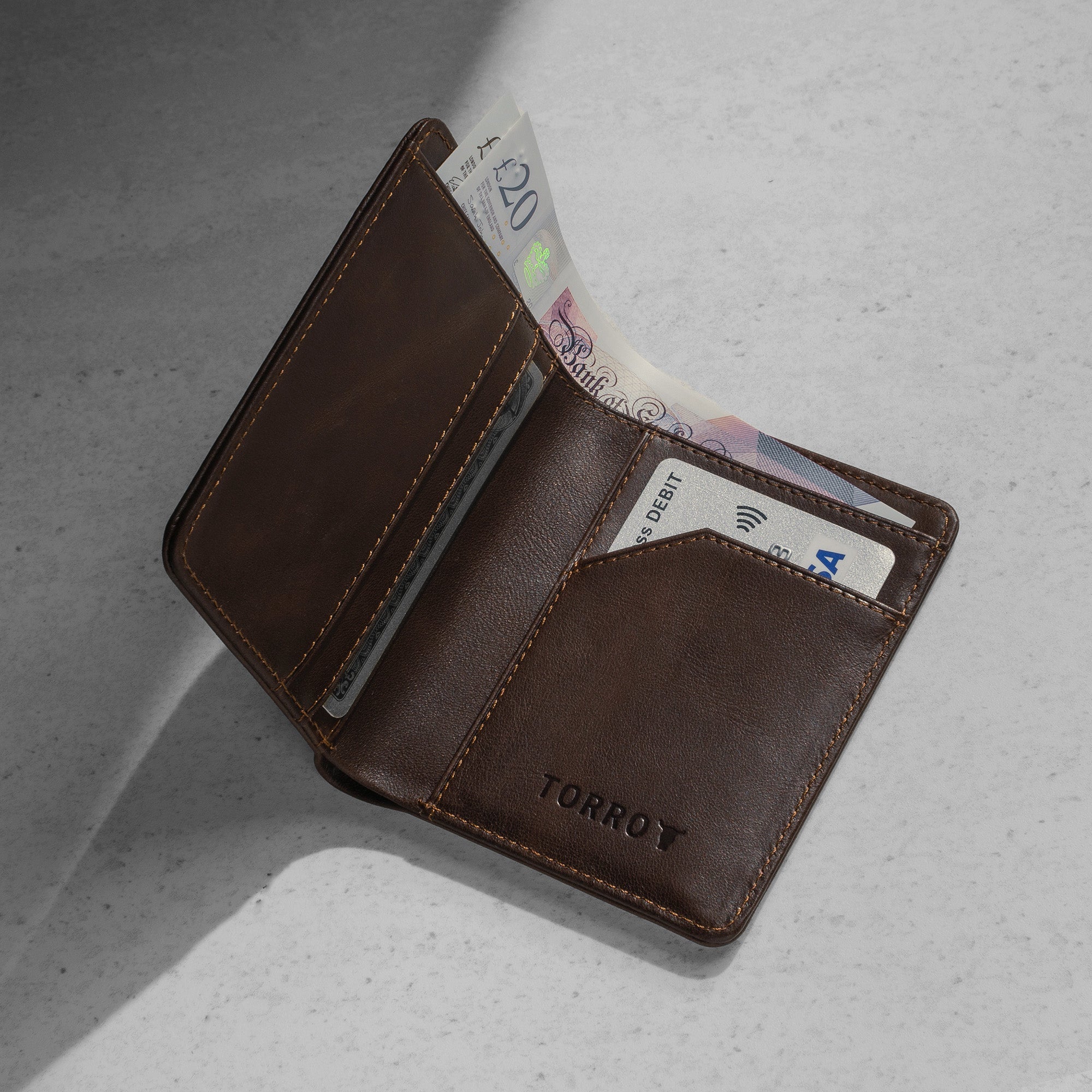 Mens Leather Wallet (with RFID Protection)