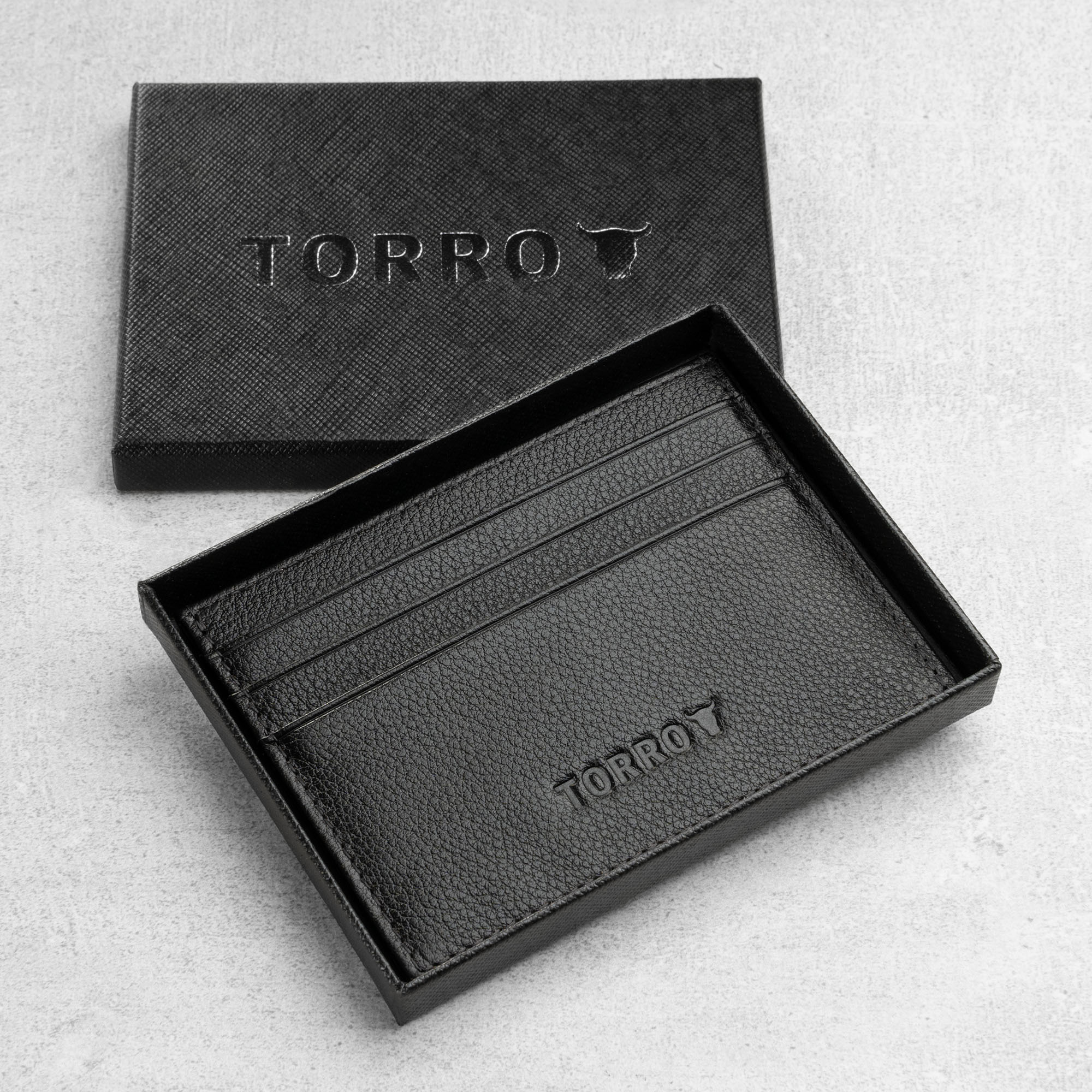 Leather Credit Card Holder (for Cash and Cards)