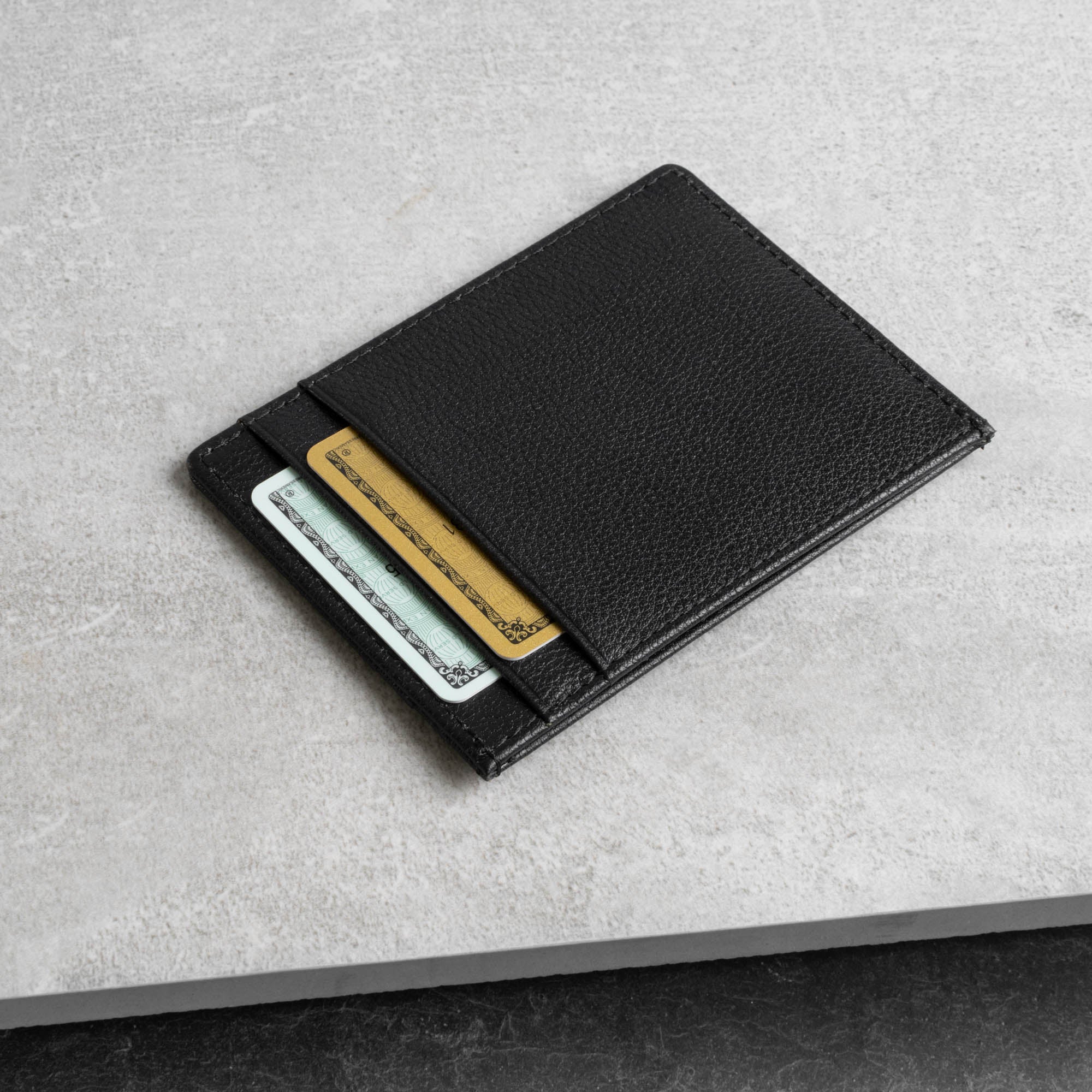 Leather Credit Card Holder (for Cash and Cards)