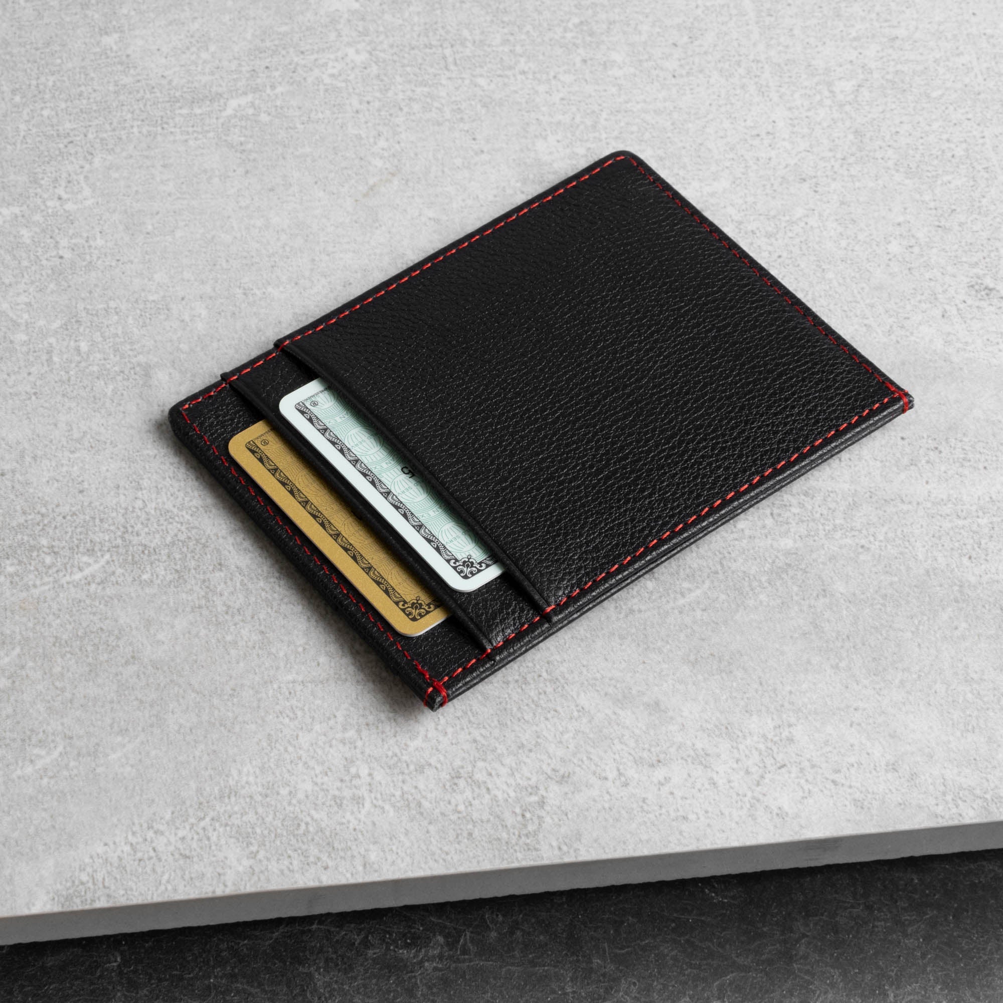 Leather Credit Card Holder (for Cash and Cards)